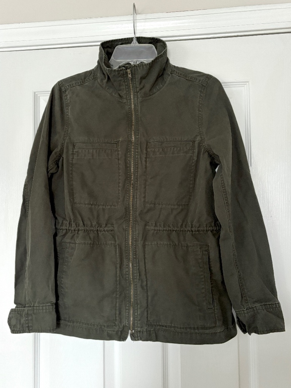 Like New Gap Army Green Utility Jacket Size Small Lightweight